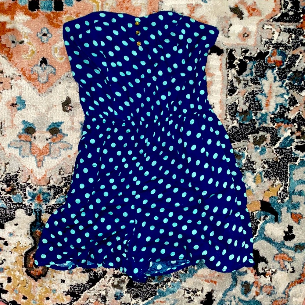 Strapless Polkadot Top (S)